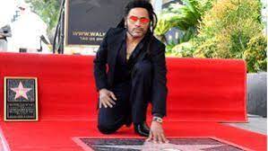 "Legendary Musician Lenny Kravitz Honored with Hollywood Walk of Fame Star"